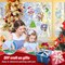 5 Pcs Christmas Diamond Painting Window Clings, Window Stickers Diamond Art Kits for Xmas Home Decor, Diamond Painting Accessories, Diamond Art Kits Craft for Adults, Gifts